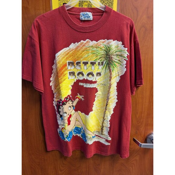 Vintage 90s Betty Boop Summer Collection Tee - Picture 1 of 6